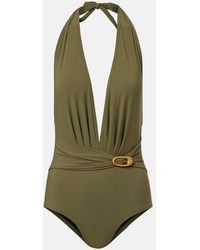 Karla Colletto - Verzierter Badeanzug Solid - Lyst