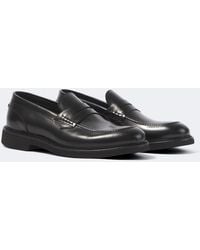 Canali - Leather Penny Loafers - Lyst