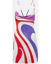 PUCCI - Marmo Printed Minidress - Lyst