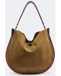 Isabel Marant - Oskan Large Suede Shoulder Bag - Lyst