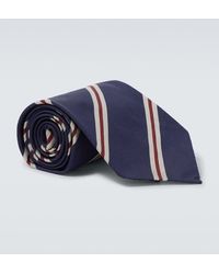 dunhill - Corbata De Seda A Rayas - Lyst