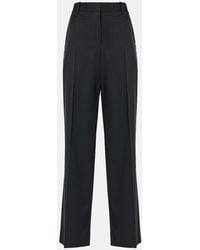 The Row - Encore Wool Flared Pants - Lyst