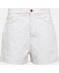 Chloé - Shorts di jeans a vita alta - Lyst