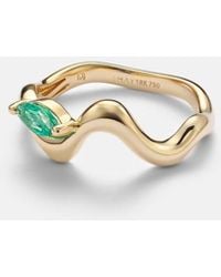 SHAY - 18Kt Ring With Emeralds - Lyst