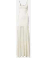 TOTEME - Maxikleid Evening Aus Jersey - Lyst