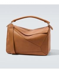 Loewe - Puzzle Large Leather Shoulder Bag - Lyst
