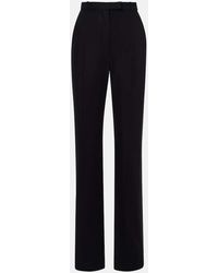 McQueen - Gerade Hose Aus Einem Wollgemisch - Lyst