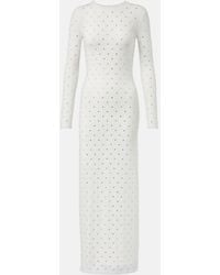 Rabanne - Bridal Crystal-Embellished Maxi Dress - Lyst