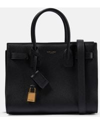 Saint Laurent - Sac De Jour Baby Leather Tote - Lyst