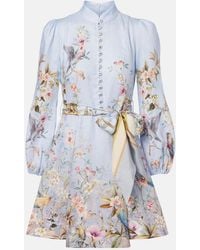 Zimmermann - Short Dresses - Lyst