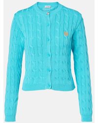 Loewe - Cardigan Anagram En Coton - Lyst