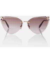 BVLGARI - Cat-Eye-Sonnenbrille Serpenti Viper - Lyst
