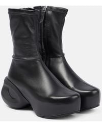 Givenchy - G Leather Clog Ankle Boots - Lyst