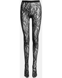 Wardrobe NYC - Floral Lace Tights - Lyst