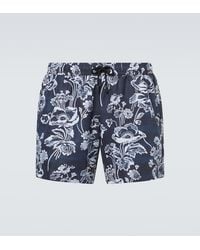 Commas - Printed Swim Trunks - Lyst