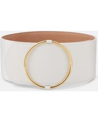 Alaïa - Ring Leather Belt - Lyst