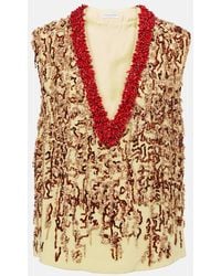 Dries Van Noten - Verziertes Top - Lyst