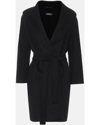 Max Mara - Messi Black Wool Coat - Lyst