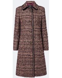 Etro - Single-Breasted Tweed Coat - Lyst