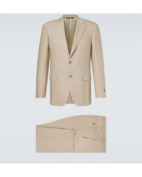 Canali - Traje De Lino Y Lana - Lyst