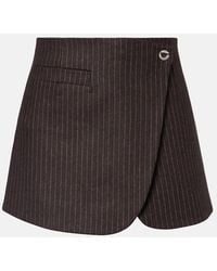 Coperni - Pinstripe Wrap Skirt - Lyst