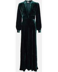 RIXO London - Emory Velvet Gown - Lyst
