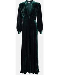 RIXO London - Emory Velvet Gown - Lyst