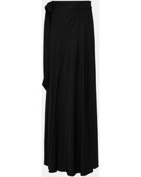 Diane von Furstenberg - Krisa Satin Maxi Skirt - Lyst