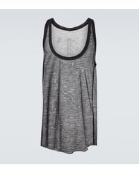 Rick Owens - Tank Top En Mezcla De Lana - Lyst