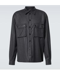 Dolce & Gabbana - Hemd Aus Schurwolle - Lyst