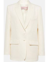 Valentino - Toile Iconographe Crepe Couture Blazer - Lyst