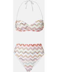 Missoni - Zig Zag Metallic Bikini - Lyst