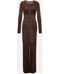SAME - Maxikleid Aus Haekelstrick - Lyst