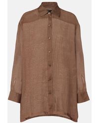 Leset - Niko Oversized Ramie Shirt - Lyst