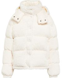 Corduroy Puffer Jackets for Women - Up 
