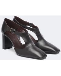 Max Mara - Leather Mary Jane Pumps - Lyst