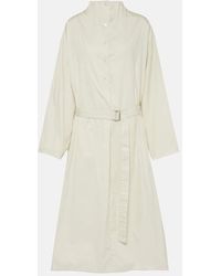 Lemaire - Maxikleid Aus Baumwoll-Twill - Lyst