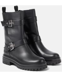 Gianvito Rossi - Leather Biker Boots 20 - Lyst