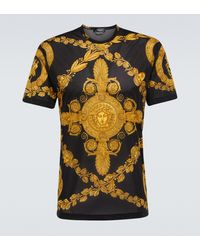 Versace T-shirt Barocco - Jaune