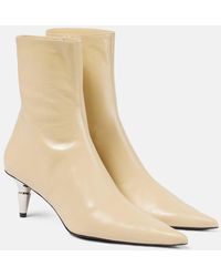 Proenza Schouler - Spike Leather Ankle Boots - Lyst