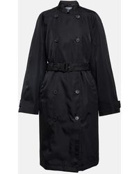 Prada - Doppelreihiger Regenmantel - Lyst