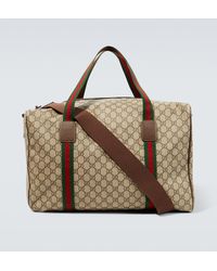 Gucci - GG Large Canvas Duffel Bag - Lyst