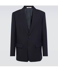 Valentino - Single-breasted Wool And Silk Blazer - Lyst