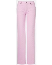 Gucci - Gg Jacquard Straight Jeans - Lyst
