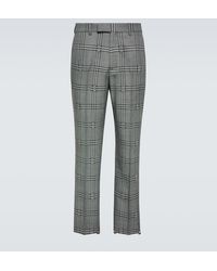 Gucci - Pantalones anchos de lana con Horsebit - Lyst