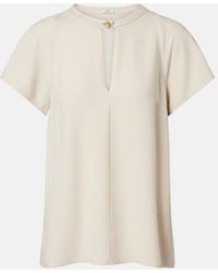 JOSEPH - Donna Crepe Top - Lyst