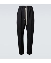 Rick Owens - Bela Wool Wide-Leg Pants - Lyst