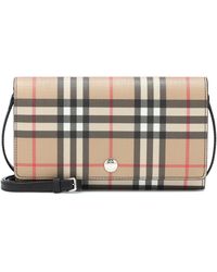 Burberry Vintage Check Shoulder Bag - Black