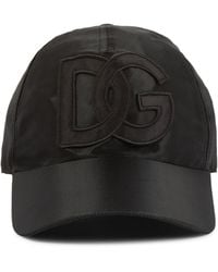 Dolce & Gabbana Logo Marquisette Cap - Black