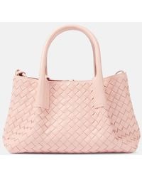 Bottega Veneta - Pinacoteca Small Leather Tote Bag - Lyst
